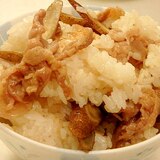 がっつり系★豚小間とごぼうの混ぜご飯